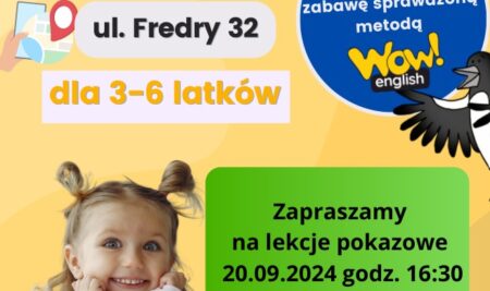 Darmowe zajęcia pokazowe 4English – Kraków ul. Fredry