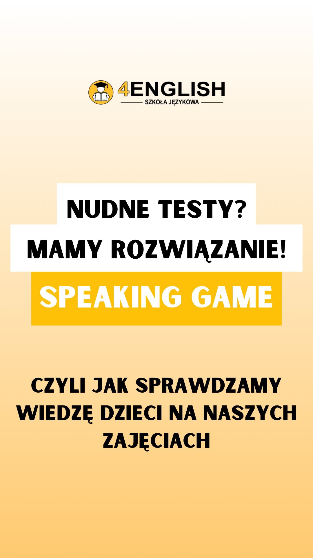 4English - Szkoła językowa dla dzieci i młodzieży