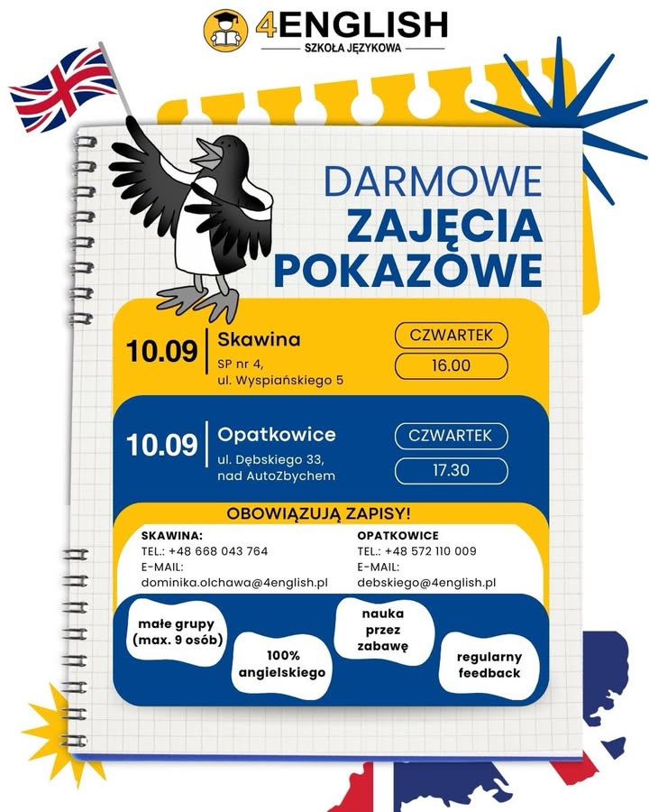 4English - Szkoła językowa dla dzieci i młodzieży